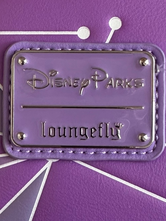 Disney Parks Loungefly Magic Kingdom Purple Wall Mini Backpack Vacation Travel main image 9
